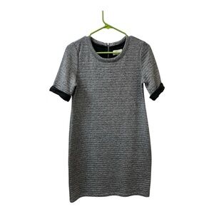 ❤️3/$15 Lou & Grey Charcoal Knit Top Dress Size S
